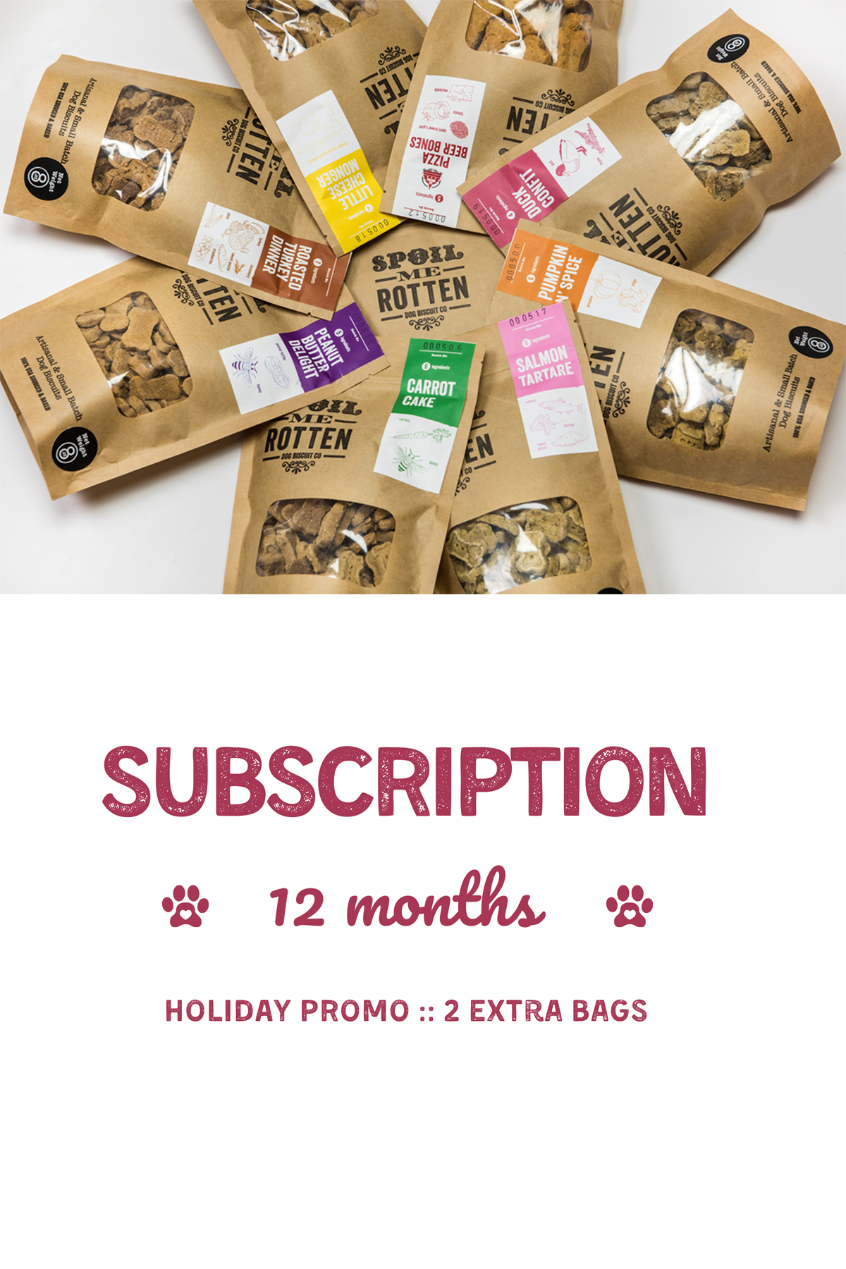 12 Month Subscription -- Shipping Included
